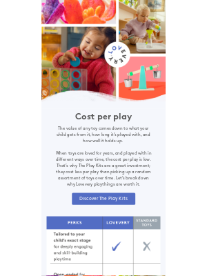 Lovevery - How to measure the value of toys
