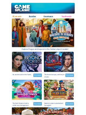 Big Fish Games - 🏔 Sale on Now! PLUS! All new Vacation Adventures! ⛺