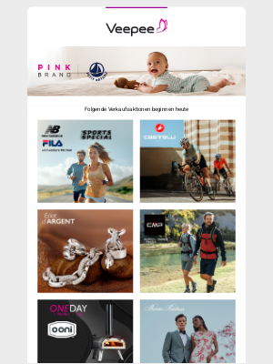 Veepee (Germany) - Sport Special, Castelli, ECLAT D ARGENT und viel mehr heute bei Veepee