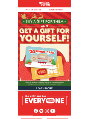 Golden Corral - The Only Gift for Everyone!