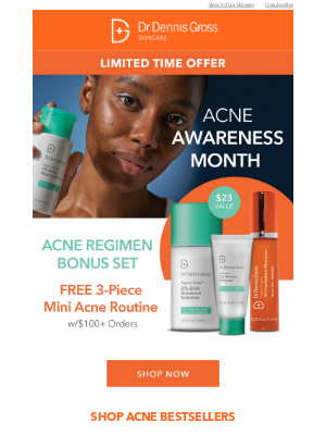 Dr. Dennis Gross Skincare - Celebrate Acne Awareness Month! 🎉
