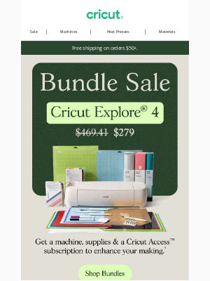 Cricut - Bundle Sale starts now! 💥