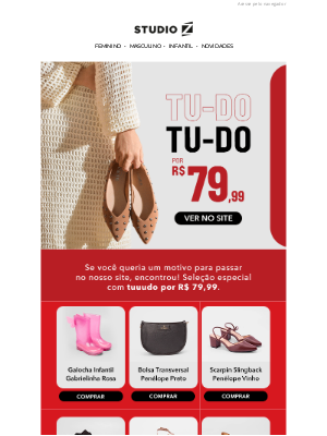 Studio Z (Brazil) - Tudo por R$ 79,99 😱