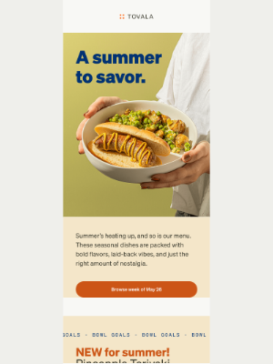 Tovala - Dinner darlings and more for summer 🏖️