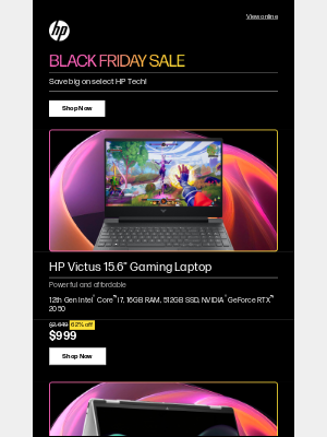 HP (Australia) - Black Friday Drops & Coupons – Massive Savings Await!