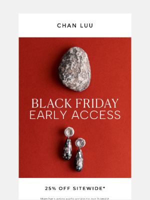 chanluu.com - Early Access: Black Friday Sale