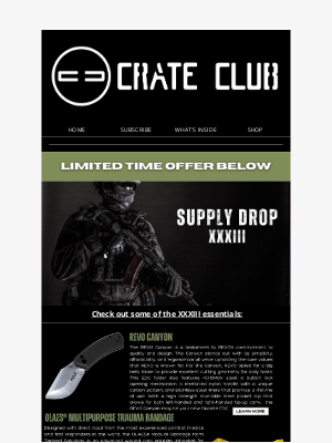 Crate Club - The September Supply Drop is here! 🔥