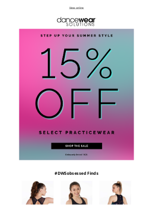 Dancewear Solutions - ☀️Step up your summer practice ☀️