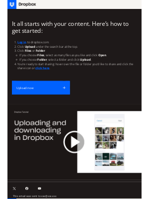 Dropbox - Day 1 - Your Dropbox journey begins here