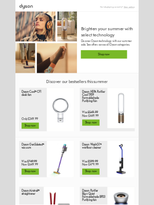 Dyson (United Kingdom) - The best of summer sale