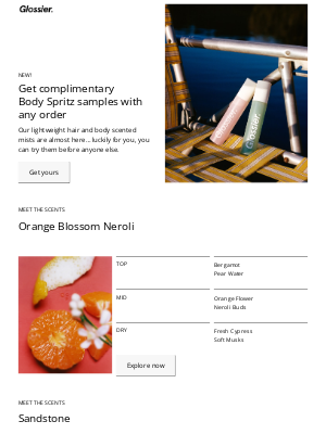 Glossier - Try Body Spritz before anyone else!