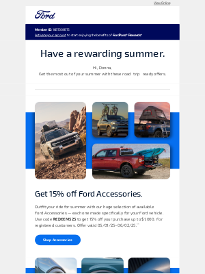 Ford Motor Company - Get more out of summer — and your Ford vehicle
