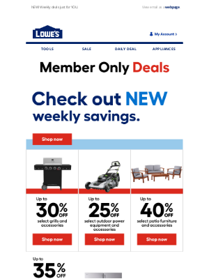 Lowes Canada - Up to 40% OFF the items you need.