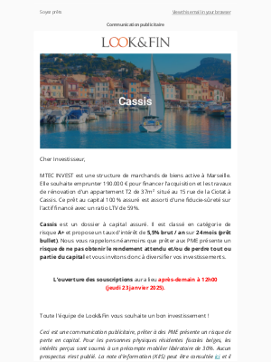 Look & Fin (France) - Nouveau dossier A+ : Cassis