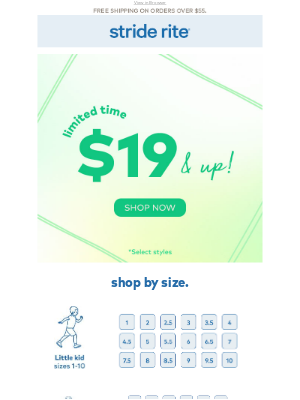 Stride Rite - Last Day: $19 & Up Ends Tonight!