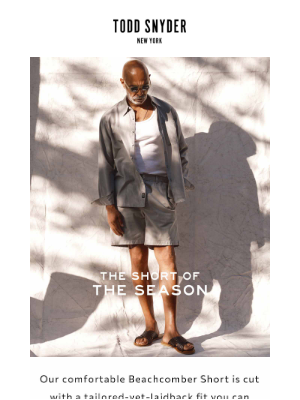 Todd Snyder - It’s Beachcomber Season