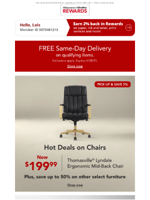 Office Depot & Office Max - Find the perfect fit for your office and save up to 50% on select furniture