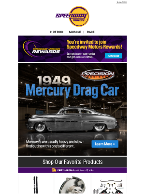 Speedway Motors - Meet the 1949 Mercury Built for Drag Racing