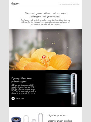 Dyson - Keep comfortable this allergy season