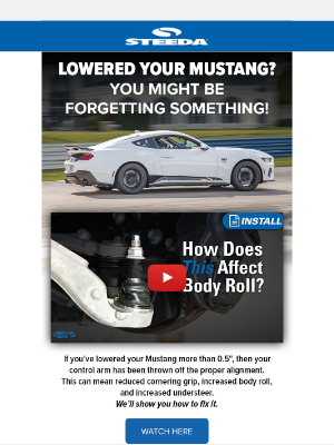 Steeda Autosports - A Must Have for Lowered Mustangs