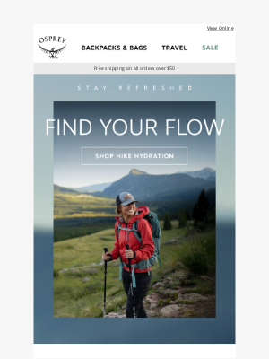 Osprey Packs - Stay refreshed, find your flow