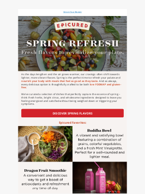 Epicured - Feel lighter, brighter, this Spring with Epicured