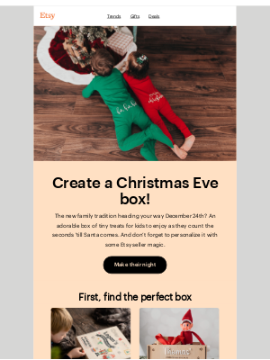 Etsy - 🎁 Trend alert: Xmas Eve boxes 🎁