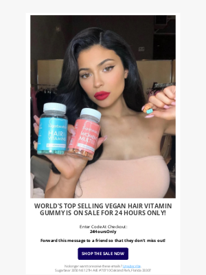 SugarBearHair - ♛ 30% Off the world's top selling vegan Hair Vitamin gummy!