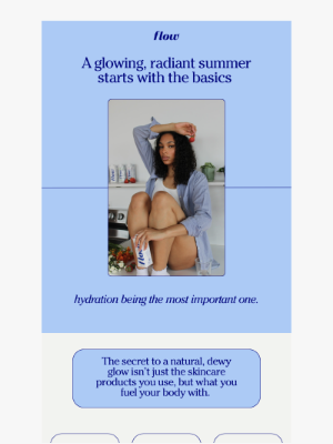Flow Alkaline Spring Water - Glow Naturally with Flow 💧