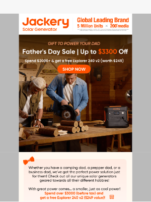 Jackery - 💡Jackery Father’s Day Gift Ideas!