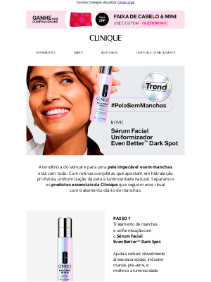 Clinique (Brazil) - Pele uniforme e hidratada? Conheça os passos da rotina perfeita ✨