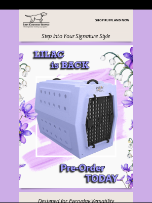 Lion Country Supply - Ruff Land Limited Edition Lilac Alert!