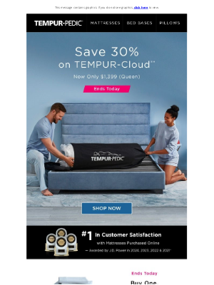 Tempur-Pedic - Final Hours: Save 30% on cloud-like comfort