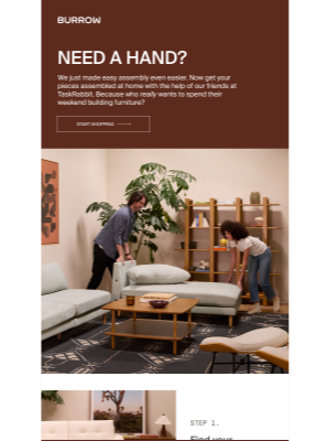 Burrow - We're partnering with TaskRabbit!