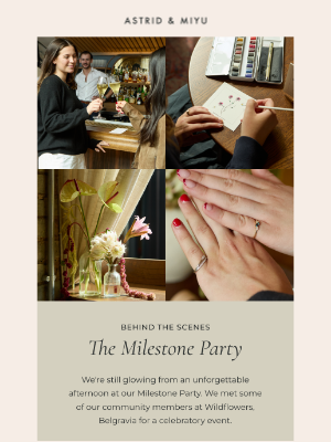 Astrid & Miyu (United Kingdom) - Milestone moments, all in one place