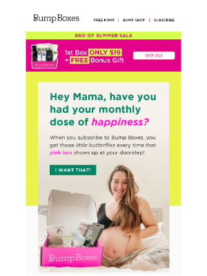 Bump Boxes - Craving a dose of happiness?