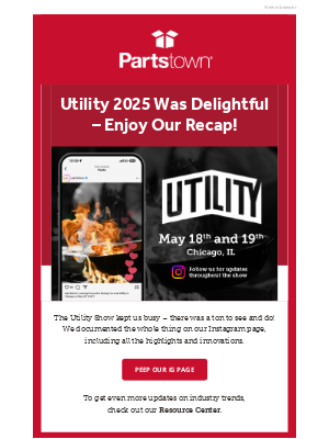 Parts Town - Check Out Our Pics from Utility 2025