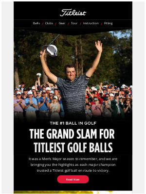 Titleist - The Grand Slam for Titleist Golf Balls