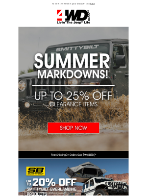 4WD Hardware - 🌡️Hot Summer Markdowns