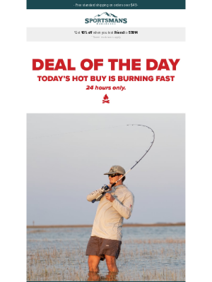 Sportsman’s Warehouse - Today's Daily Deal Is Here! Up to $70 Off Lew's Fishing Gear