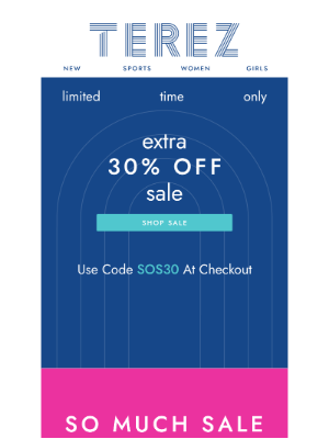 Terez - EXTRA 30% OFF SALE
