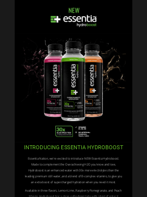 Essentia Water - 📣 💧⚡️ Introducing Essentia Hydroboost!