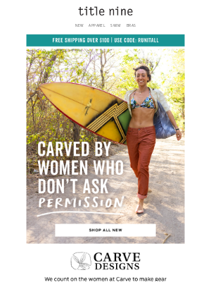 Title Nine - Carve styles you'll keep reaching for