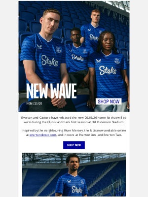 Everton - Everton's new 2025/26 home kit is here!