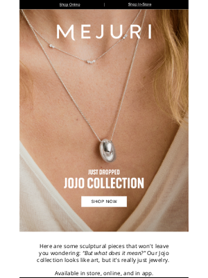 Mejuri - Just Dropped: Jojo Collection