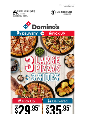 Domino’s Pizza Enterprises (AU) - Settle In This Sunday With Domino's Delivered