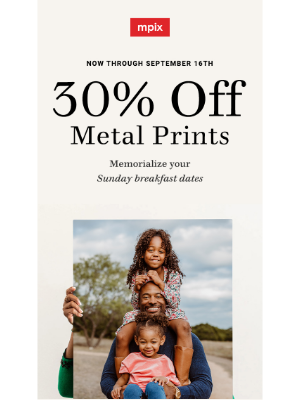 By popular demand: 30% off Metal Prints✨