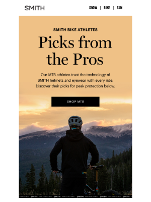 SMITH OPTICS - 3 Top Smith MTB athletes gave us their picks