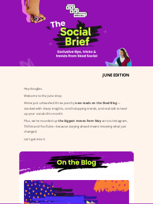 Sked Link (Australia) - The Social Brief – June Edition