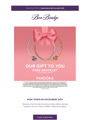 Ben Bridge Jeweler - A Pandora Holiday Gift For You 🎁